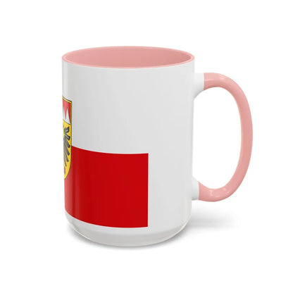 Flag of Ansbach Germany - Accent Coffee Mug-Go Mug Yourself