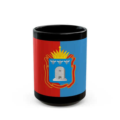 Flag of Tambov Oblast Russia - Black Coffee Mug-15oz-Go Mug Yourself