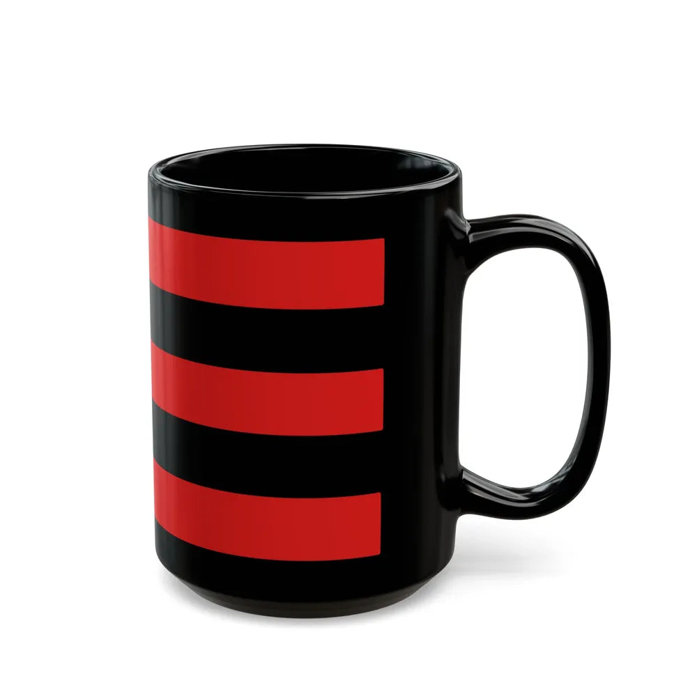 Flag of Tunis during 14th century - Black Coffee Mug-Go Mug Yourself