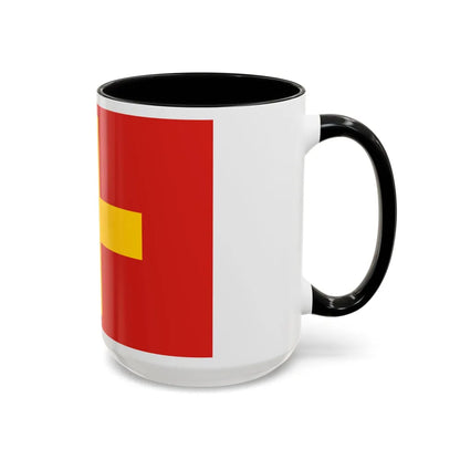 Flag of Ancona Italy - Accent Coffee Mug-Go Mug Yourself