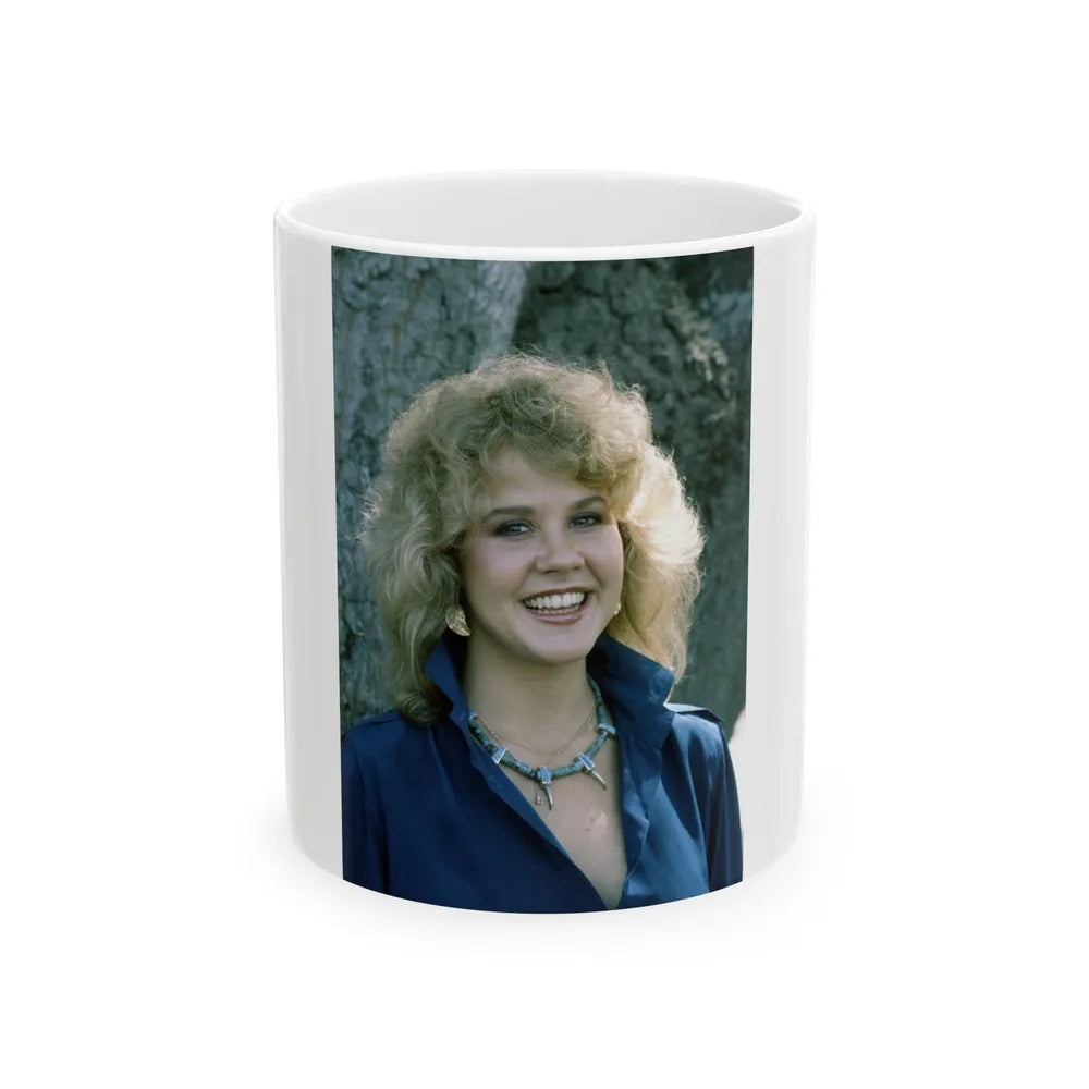 Linda Blair #309 (Vintage Female Icon) White Coffee Mug-11oz-Go Mug Yourself