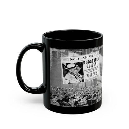 Communist America (A Fantasy), Click magazine, March 1940 - Black Coffee Mug-Go Mug Yourself