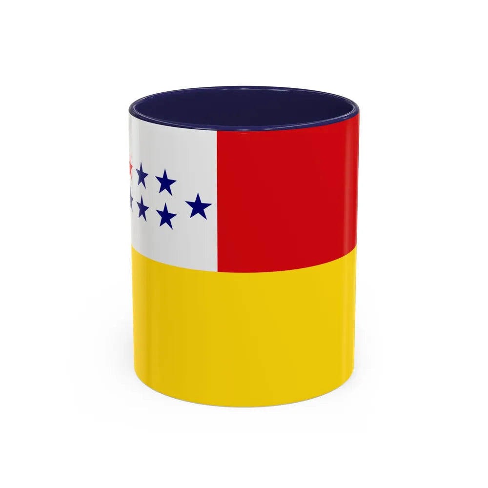 Flag of Chone Ecuador - Accent Coffee Mug-11oz-Navy-Go Mug Yourself