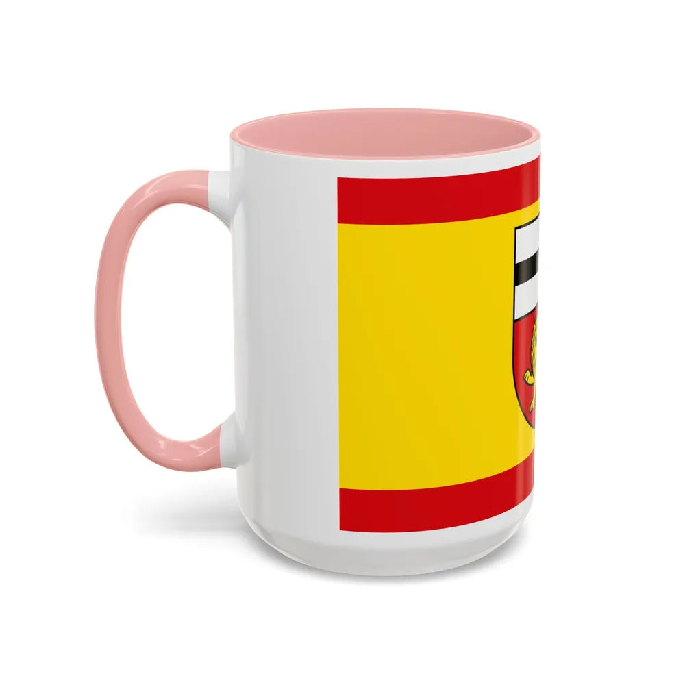 Flag of Bonn Germany - Accent Coffee Mug-Go Mug Yourself