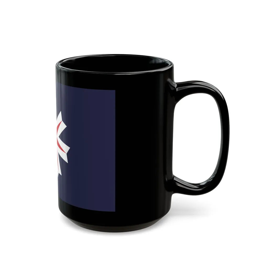 Flag of Hokkaido Prefecture Japan - Black Coffee Mug-Go Mug Yourself