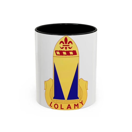 68th Air Defense Artillery Regiment (U.S. Army) Accent Coffee Mug 11oz Black - Go Mug Yourself