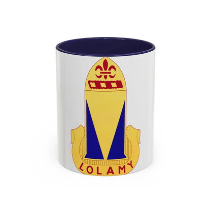 68th Air Defense Artillery Regiment (U.S. Army) Accent Coffee Mug 11oz Navy - Go Mug Yourself