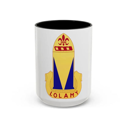 68th Air Defense Artillery Regiment (U.S. Army) Accent Coffee Mug 15oz Black - Go Mug Yourself