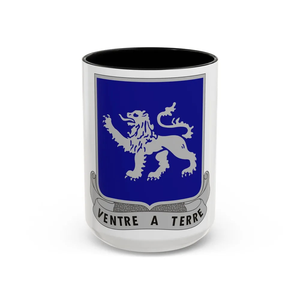 68th Armor Regiment (U.S. Army) Accent Coffee Mug-15oz-Black-Go Mug Yourself