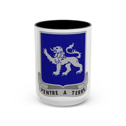 68th Armor Regiment (U.S. Army) Accent Coffee Mug-15oz-Black-Go Mug Yourself