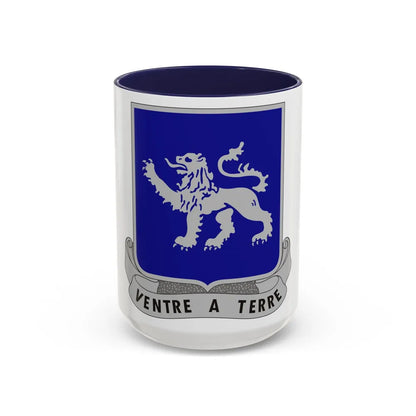 68th Armor Regiment (U.S. Army) Accent Coffee Mug-15oz-Navy-Go Mug Yourself