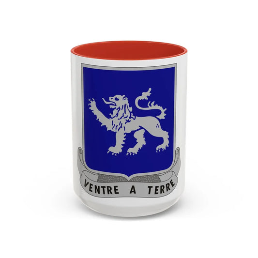 68th Armor Regiment (U.S. Army) Accent Coffee Mug-15oz-Red-Go Mug Yourself