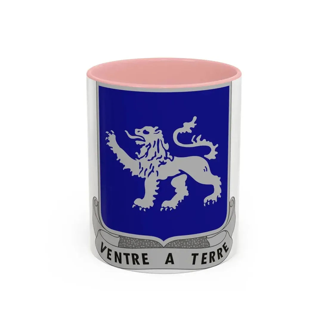 68th Armor Regiment (U.S. Army) Accent Coffee Mug 11oz Pink - Go Mug Yourself