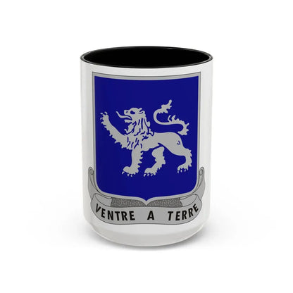 68th Armor Regiment (U.S. Army) Accent Coffee Mug 15oz Black - Go Mug Yourself