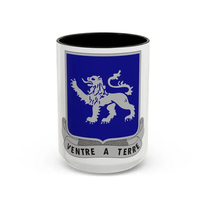 68th Armor Regiment (U.S. Army) Accent Coffee Mug 15oz Black - Go Mug Yourself