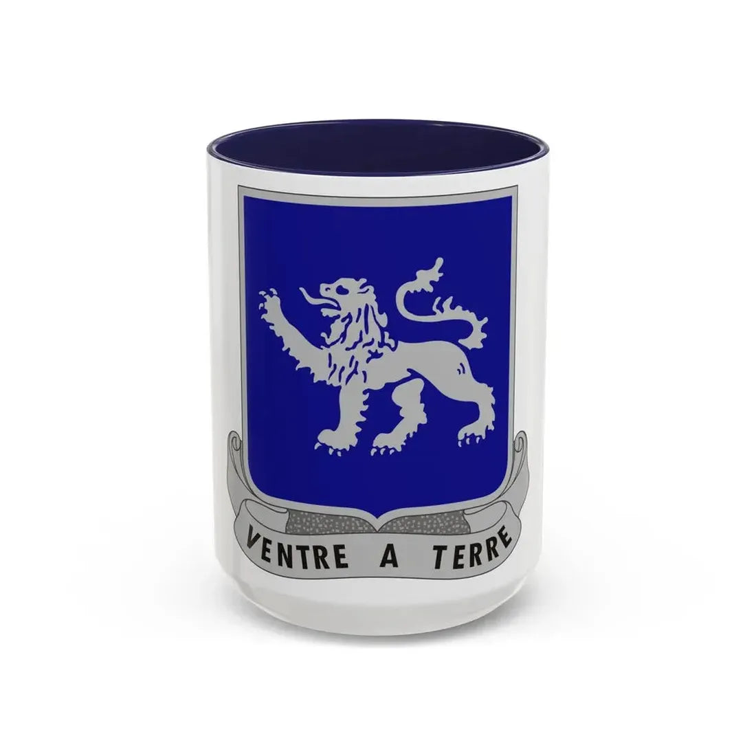 68th Armor Regiment (U.S. Army) Accent Coffee Mug 15oz Navy - Go Mug Yourself