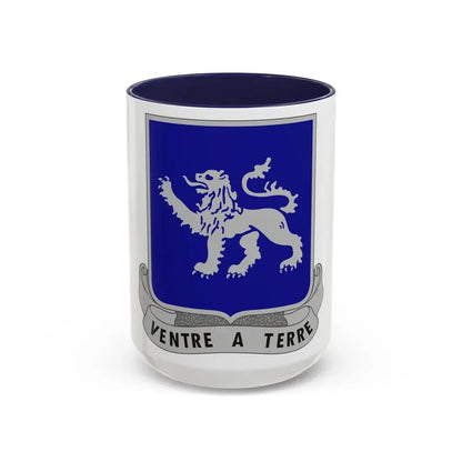 68th Armor Regiment (U.S. Army) Accent Coffee Mug 15oz Navy - Go Mug Yourself