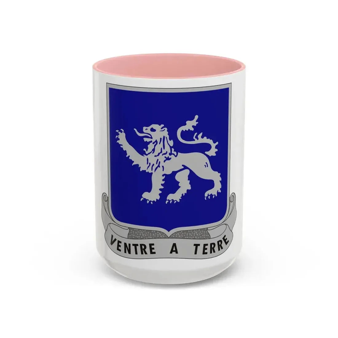68th Armor Regiment (U.S. Army) Accent Coffee Mug 15oz Pink - Go Mug Yourself