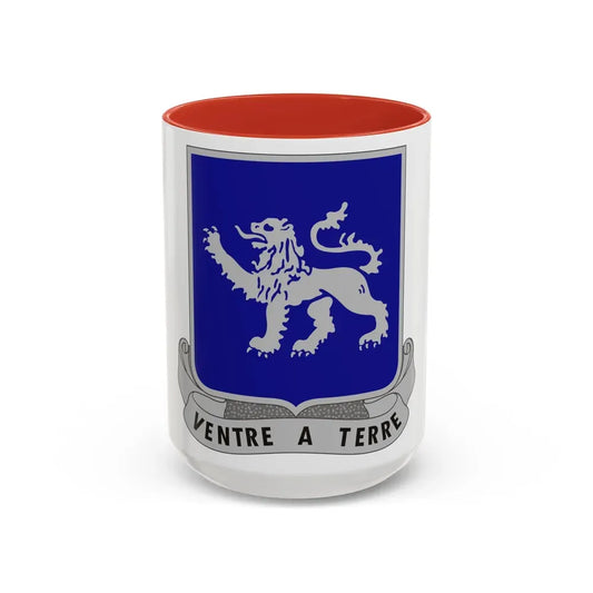 68th Armor Regiment (U.S. Army) Accent Coffee Mug 15oz Red - Go Mug Yourself
