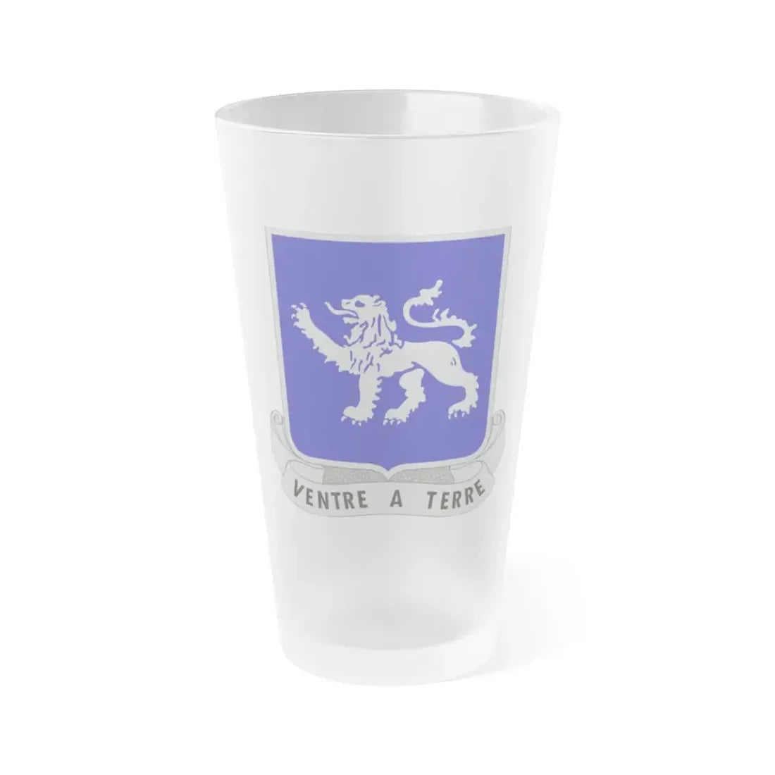 68th Armor Regiment (U.S. Army) Frosted Pint Glass 16oz Default Title - Go Mug Yourself
