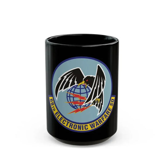 68th Electronic Warfare Squadron (U.S. Air Force) Black Coffee Mug 15oz - Go Mug Yourself