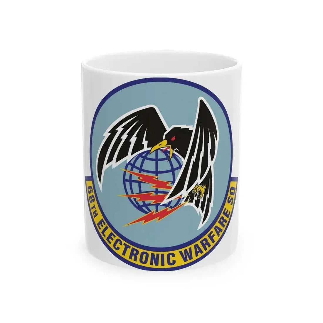 68th Electronic Warfare Squadron (U.S. Air Force) White Coffee Mug 11oz - Go Mug Yourself