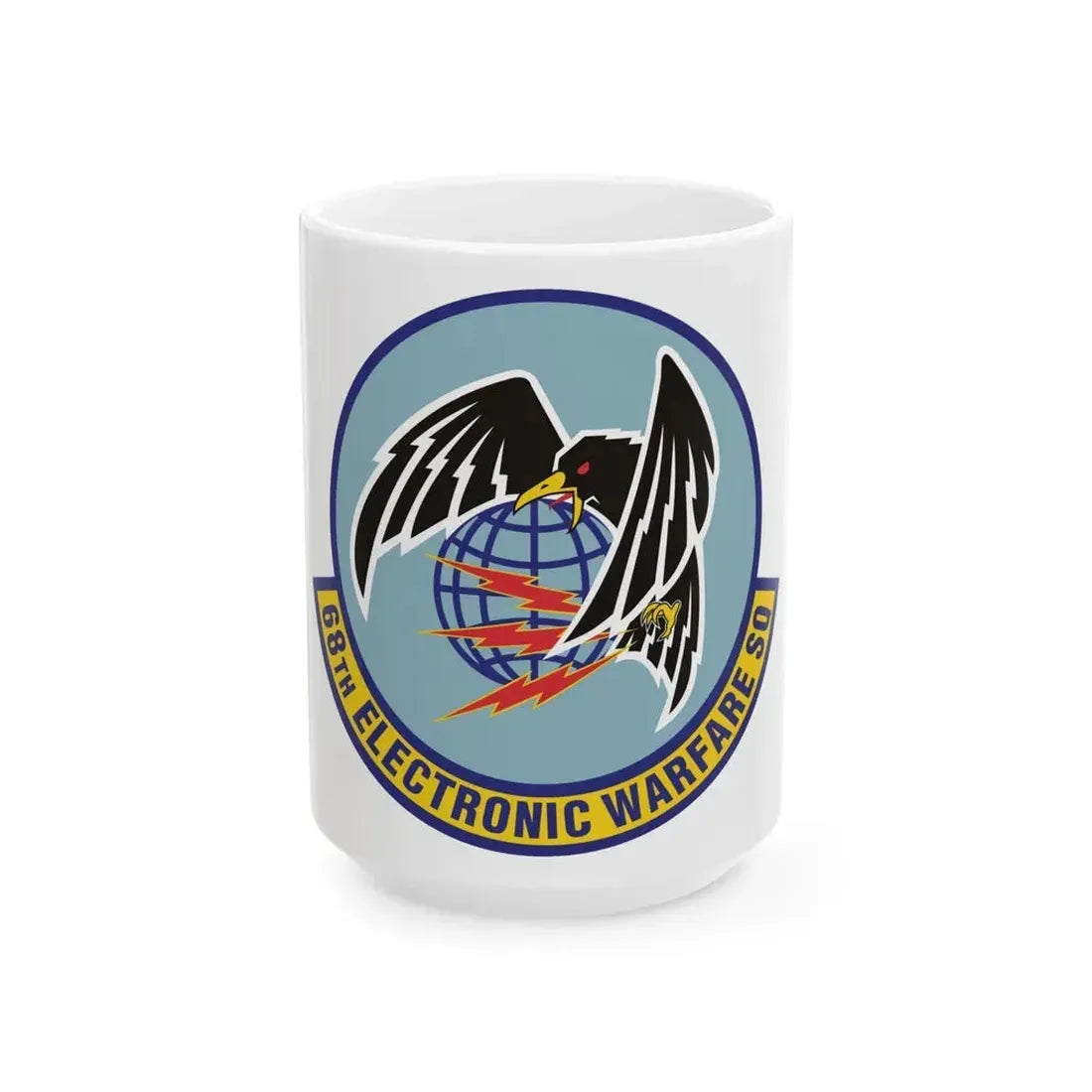 68th Electronic Warfare Squadron (U.S. Air Force) White Coffee Mug 15oz - Go Mug Yourself