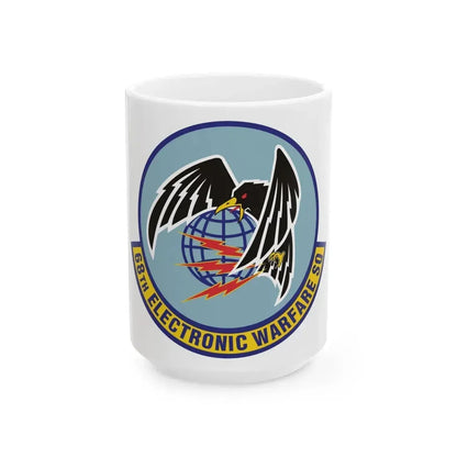68th Electronic Warfare Squadron (U.S. Air Force) White Coffee Mug 15oz - Go Mug Yourself