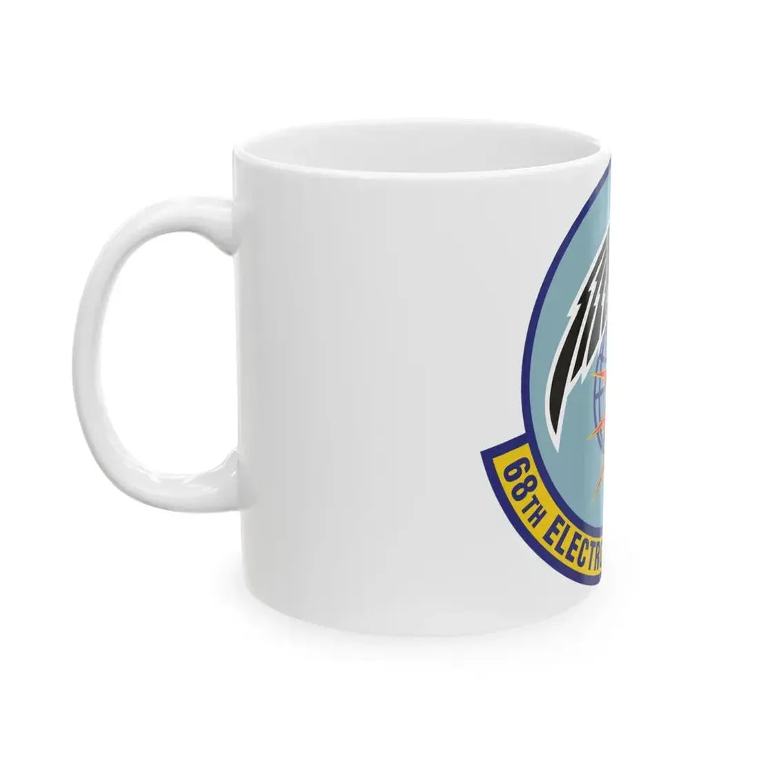 68th Electronic Warfare Squadron (U.S. Air Force) White Coffee Mug - Go Mug Yourself