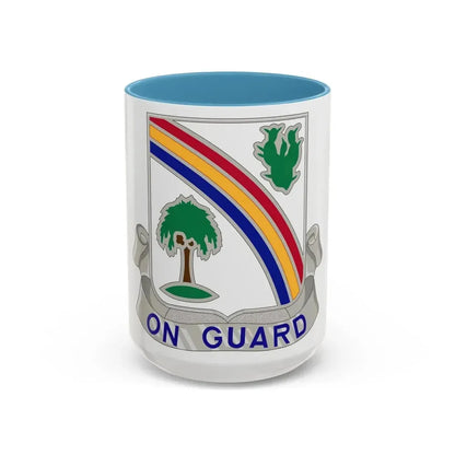 68th Infantry Regiment (U.S. Army) Accent Coffee Mug 15oz Light Blue - Go Mug Yourself