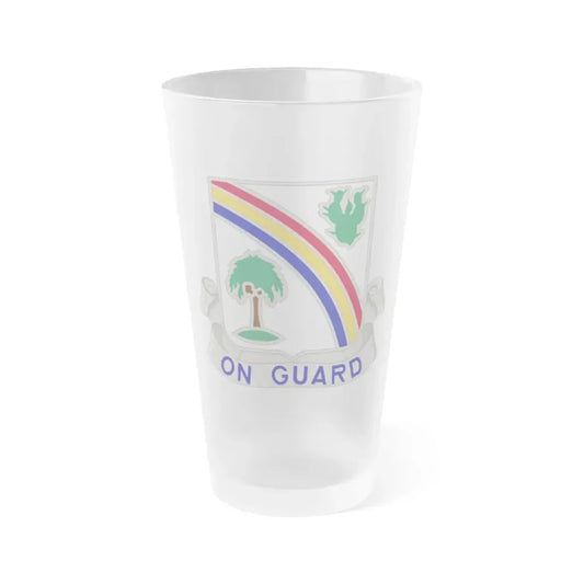 68th Infantry Regiment (U.S. Army) Frosted Pint Glass 16oz Default Title - Go Mug Yourself
