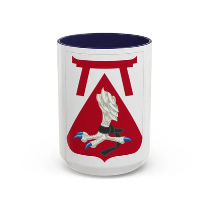 69 Engineer Battalion 2 (U.S. Army) Accent Coffee Mug 15oz Navy - Go Mug Yourself