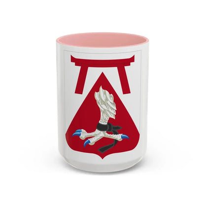 69 Engineer Battalion 2 (U.S. Army) Accent Coffee Mug 15oz Pink - Go Mug Yourself