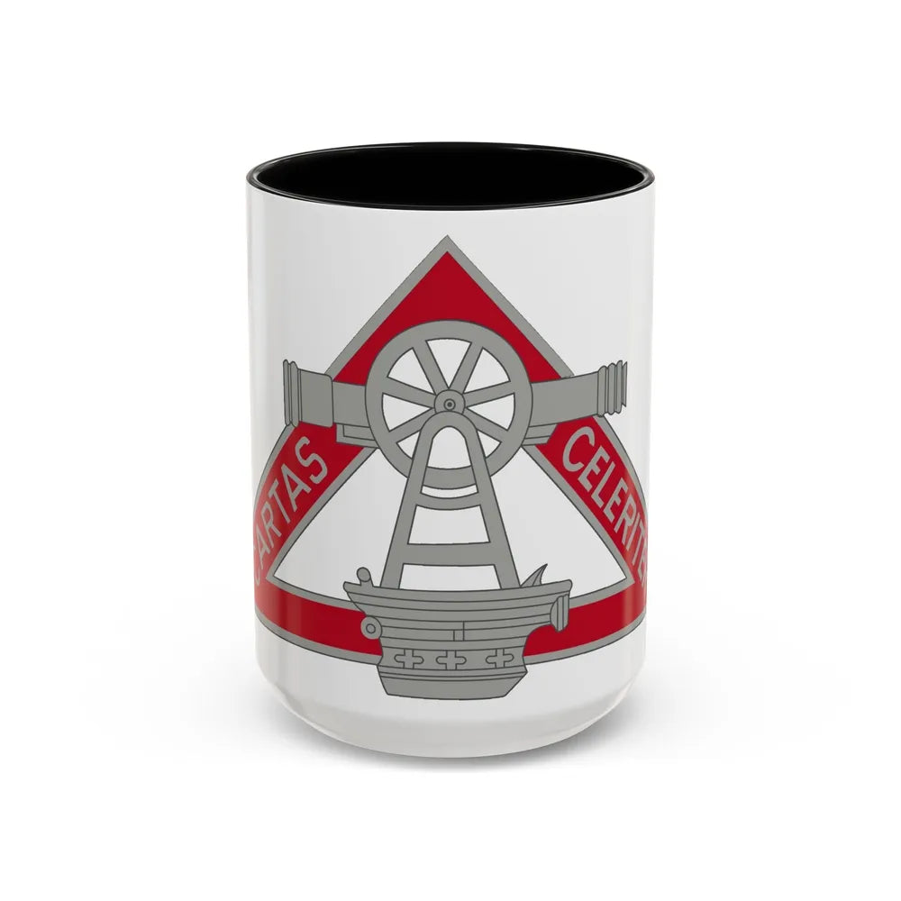 69 Engineer Company (U.S. Army) Accent Coffee Mug-15oz-Black-Go Mug Yourself