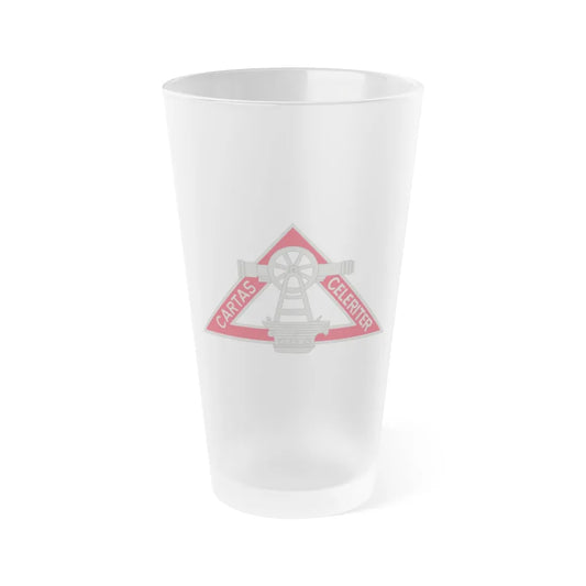 69 Engineer Company (U.S. Army) Frosted Pint Glass 16oz-Go Mug Yourself