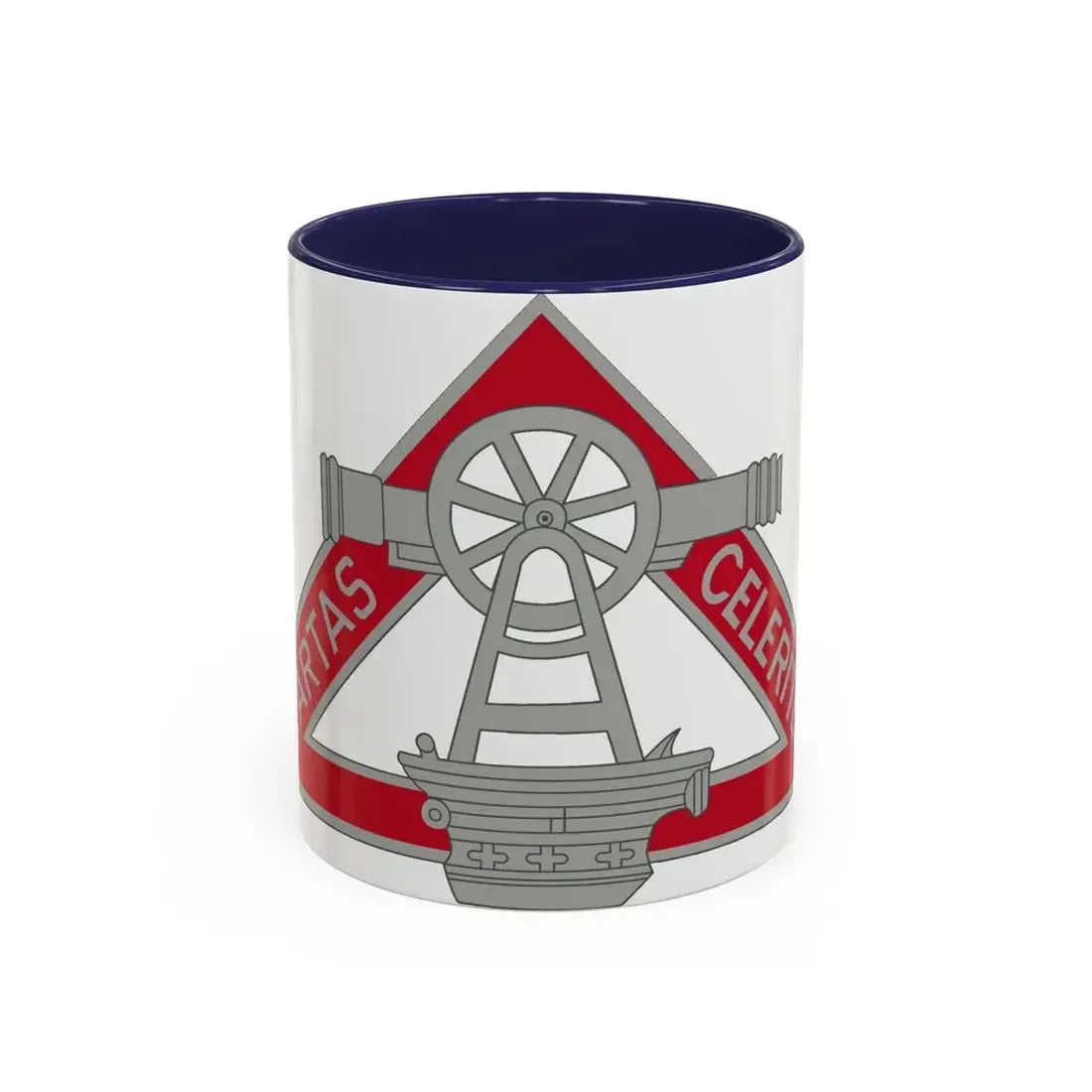 69 Engineer Company (U.S. Army) Accent Coffee Mug 11oz Navy - Go Mug Yourself
