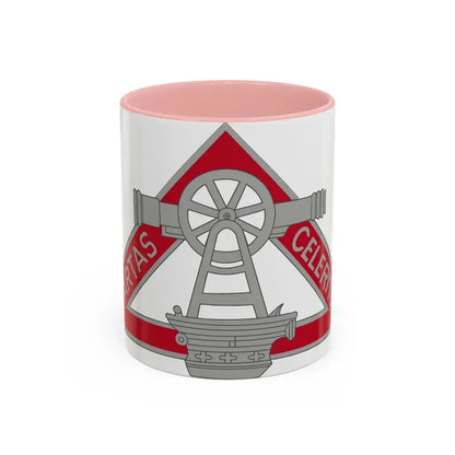 69 Engineer Company (U.S. Army) Accent Coffee Mug 11oz Pink - Go Mug Yourself