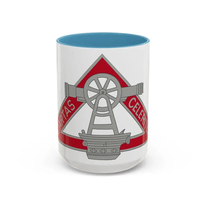 69 Engineer Company (U.S. Army) Accent Coffee Mug 15oz Light Blue - Go Mug Yourself