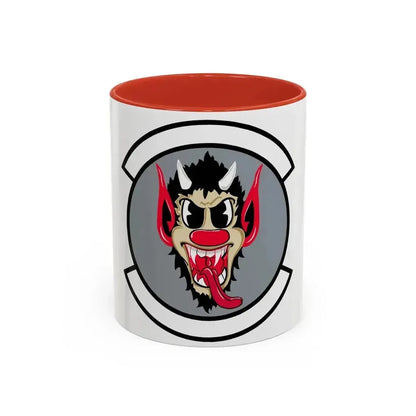 69 Fighter Squadron AFRC (U.S. Air Force) Accent Coffee Mug 11oz Red - Go Mug Yourself