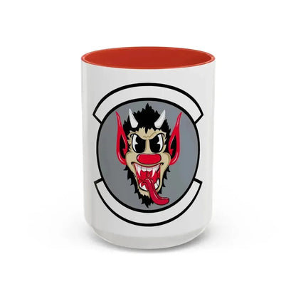 69 Fighter Squadron AFRC (U.S. Air Force) Accent Coffee Mug 15oz Red - Go Mug Yourself
