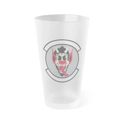 69 Fighter Squadron AFRC (U.S. Air Force) Frosted Pint Glass 16oz 16oz Frosted - Go Mug Yourself