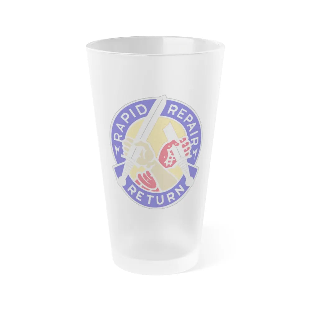 69 Maintenance Battalion (U.S. Army) Frosted Pint Glass 16oz-Go Mug Yourself