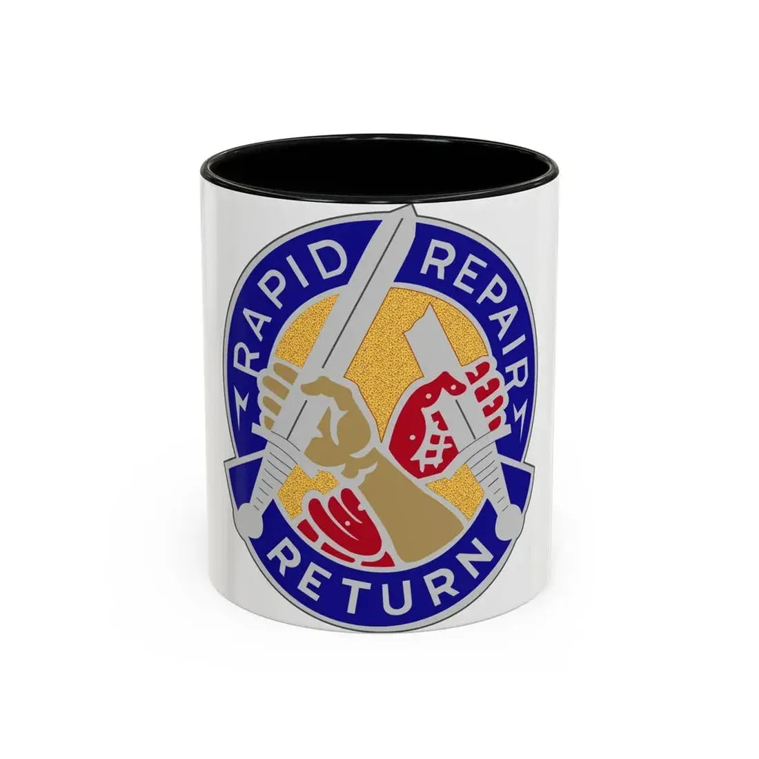 69 Maintenance Battalion (U.S. Army) Accent Coffee Mug 11oz Black - Go Mug Yourself