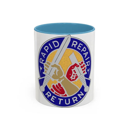 69 Maintenance Battalion (U.S. Army) Accent Coffee Mug 11oz Light Blue - Go Mug Yourself