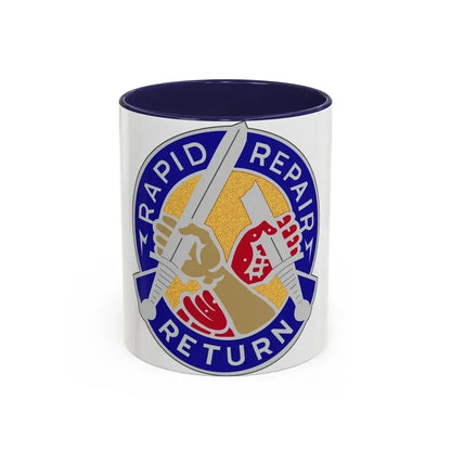 69 Maintenance Battalion (U.S. Army) Accent Coffee Mug 11oz Navy - Go Mug Yourself