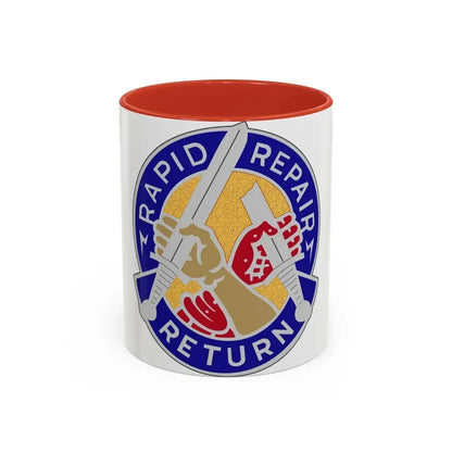 69 Maintenance Battalion (U.S. Army) Accent Coffee Mug 11oz Red - Go Mug Yourself