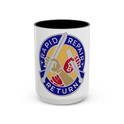 69 Maintenance Battalion (U.S. Army) Accent Coffee Mug 15oz Black - Go Mug Yourself