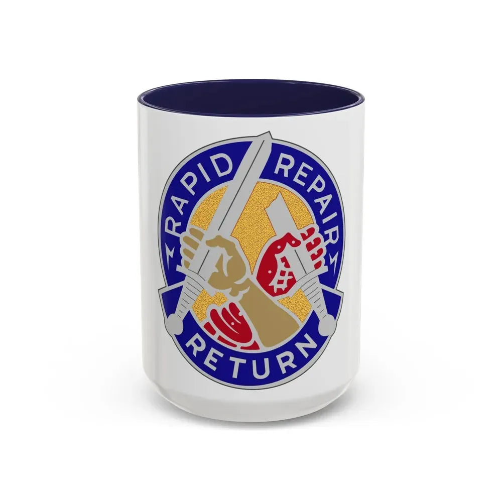 69 Maintenance Battalion (U.S. Army) Accent Coffee Mug 15oz Navy - Go Mug Yourself