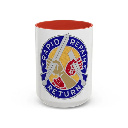 69 Maintenance Battalion (U.S. Army) Accent Coffee Mug 15oz Red - Go Mug Yourself