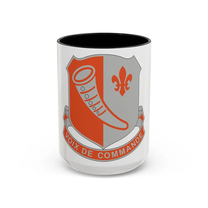 69 Signal Battalion (U.S. Army) Accent Coffee Mug-15oz-Black-Go Mug Yourself